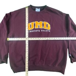 Champion University Minnesota Duluth UMD Hoodie Adult 2XL Maroon Sweatshirt‎